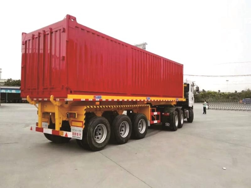 前頂后翻半掛車